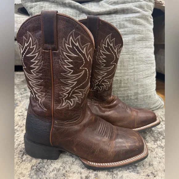 Rank 45 cowboy boots men’s 8.5 wide smoke free pet free home - Picture 6 of 7